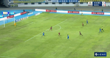 连云港队1-0扬州队,张骋一击制胜